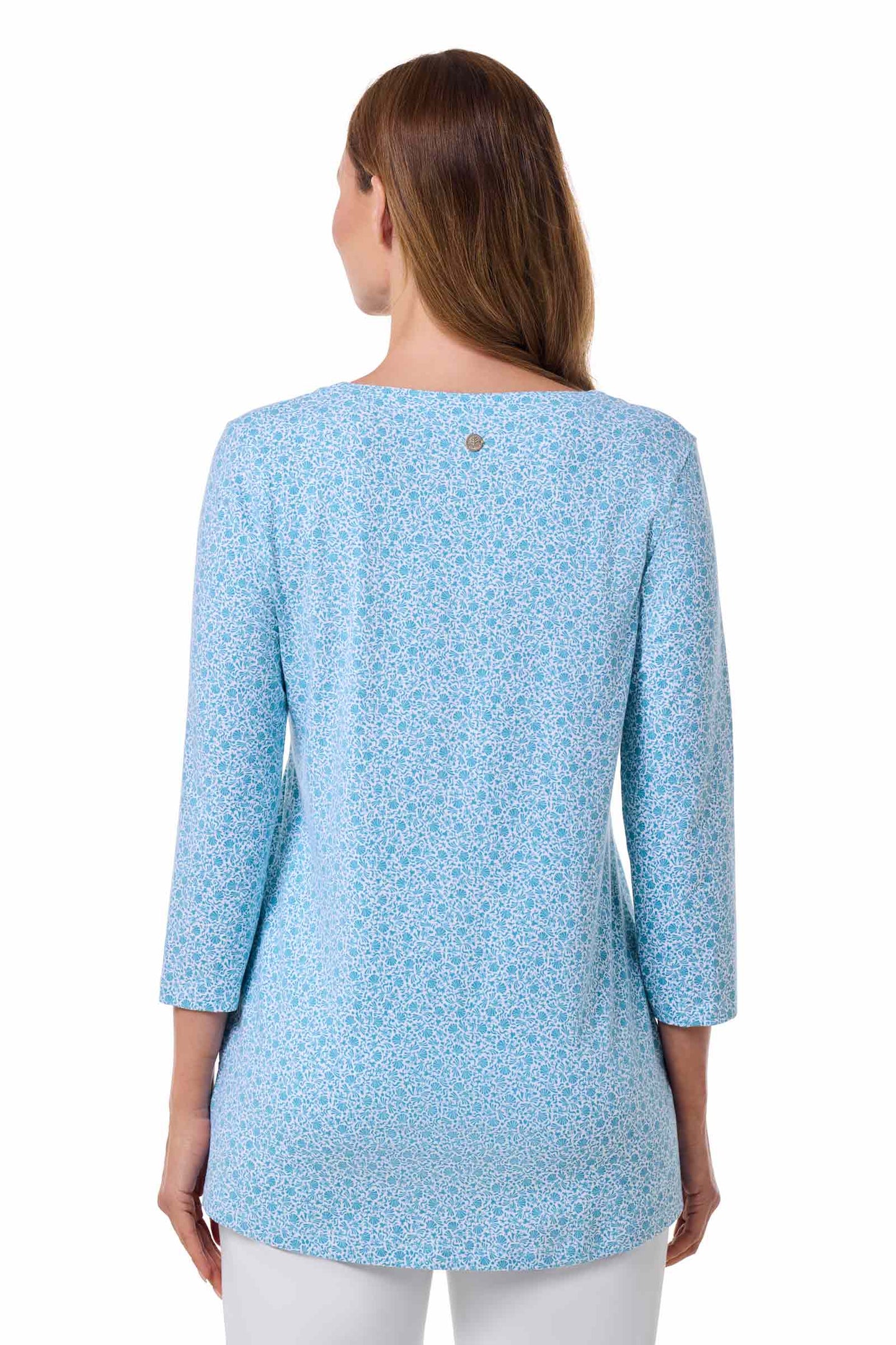 Women's St. Lucia Tunic Top | Malibu Blue Shell We