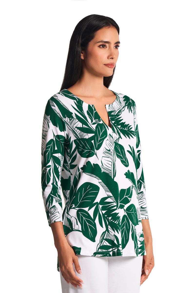 Women's St. Lucia Tunic Top | Eden Paradise Palm