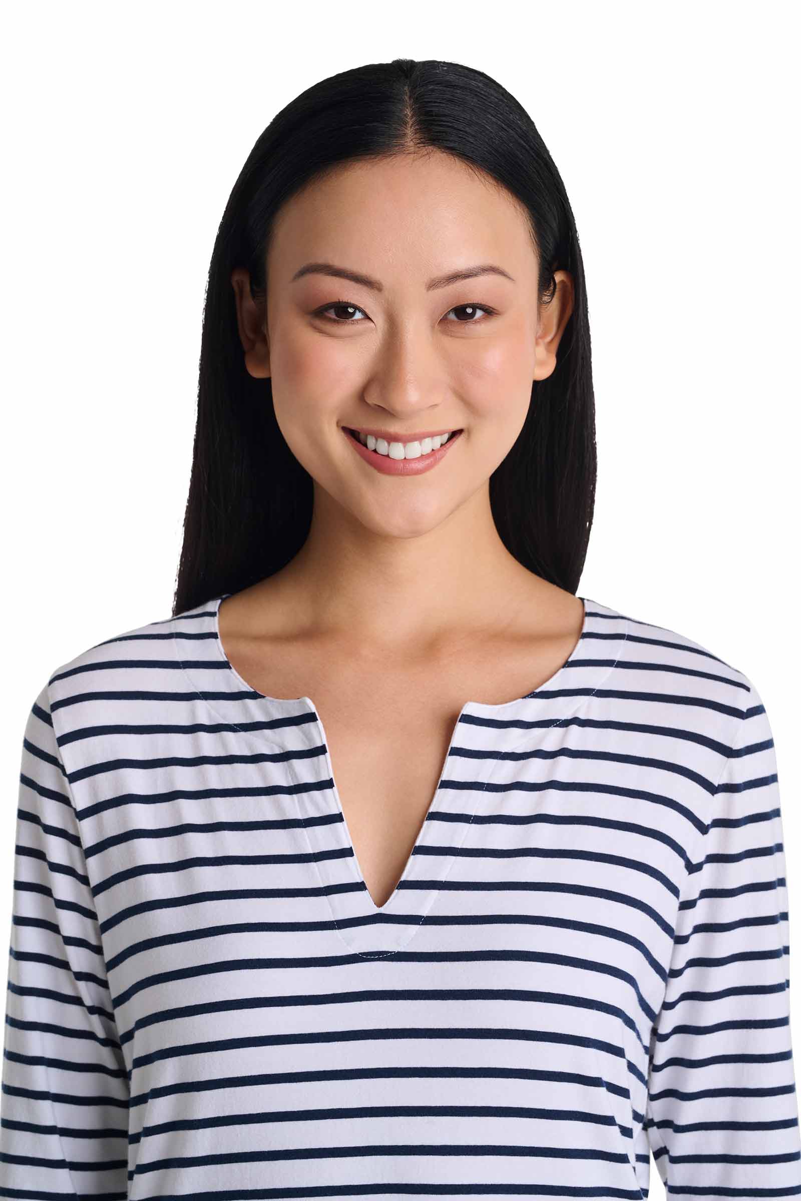 Color_White/Navy Stripe