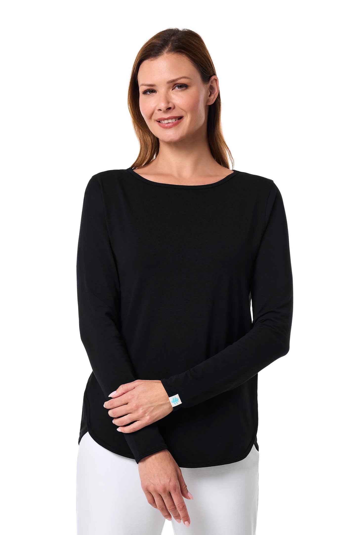 Women's Heyday Side Split Shirt | Black