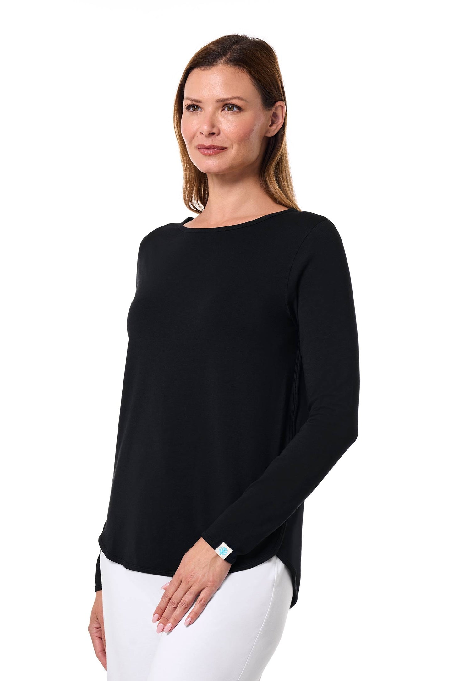 Women's Heyday Side Split Shirt | Black
