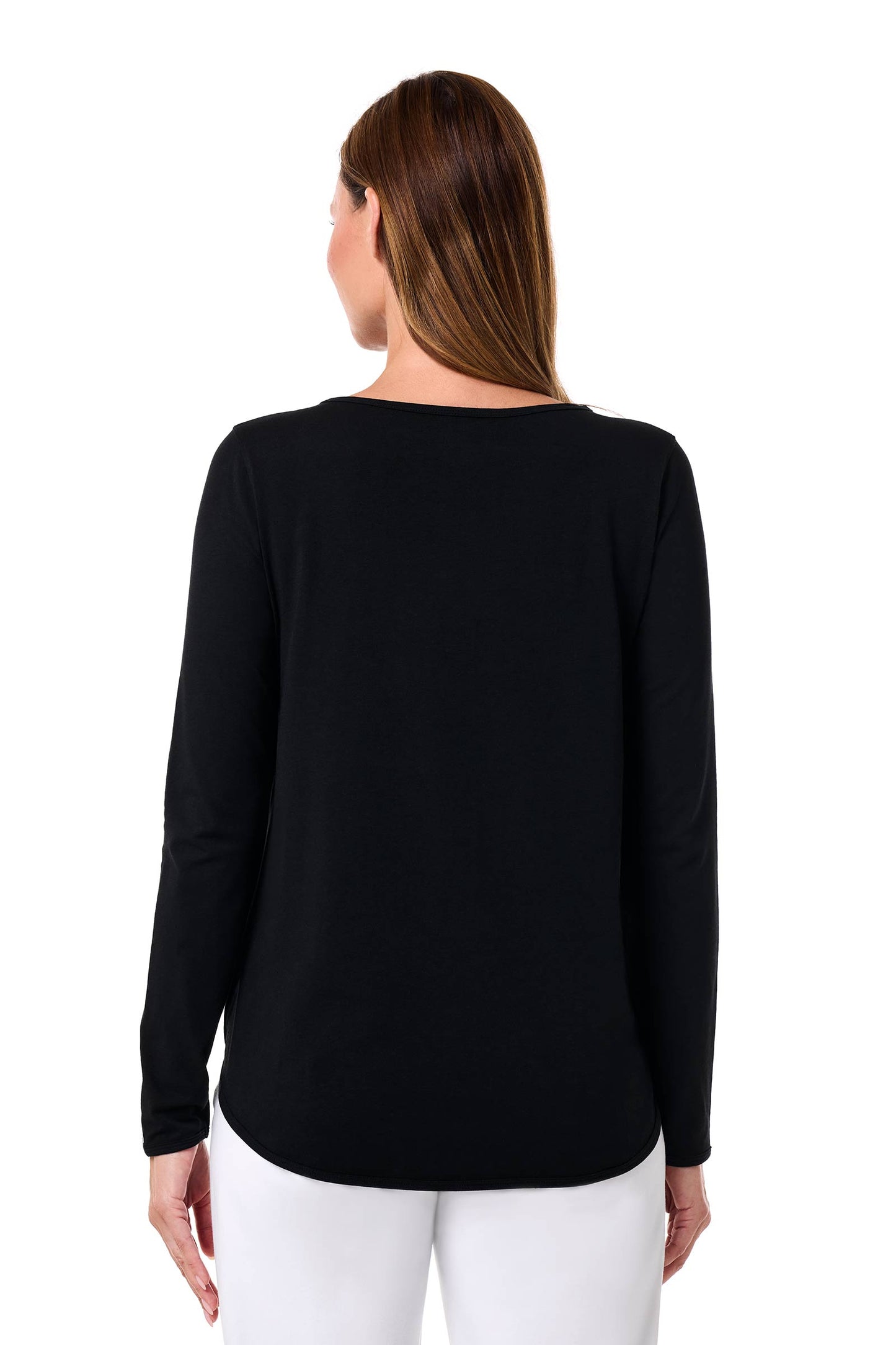 Women's Heyday Side Split Shirt | Black