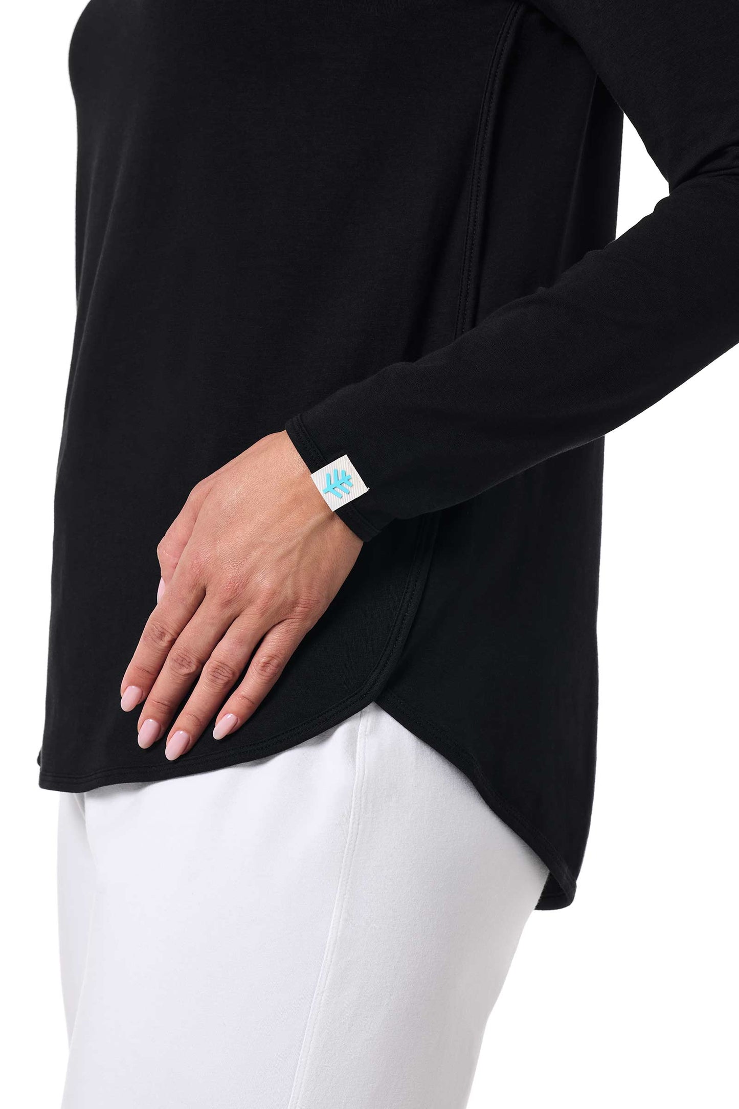 Women's Heyday Side Split Shirt | Black