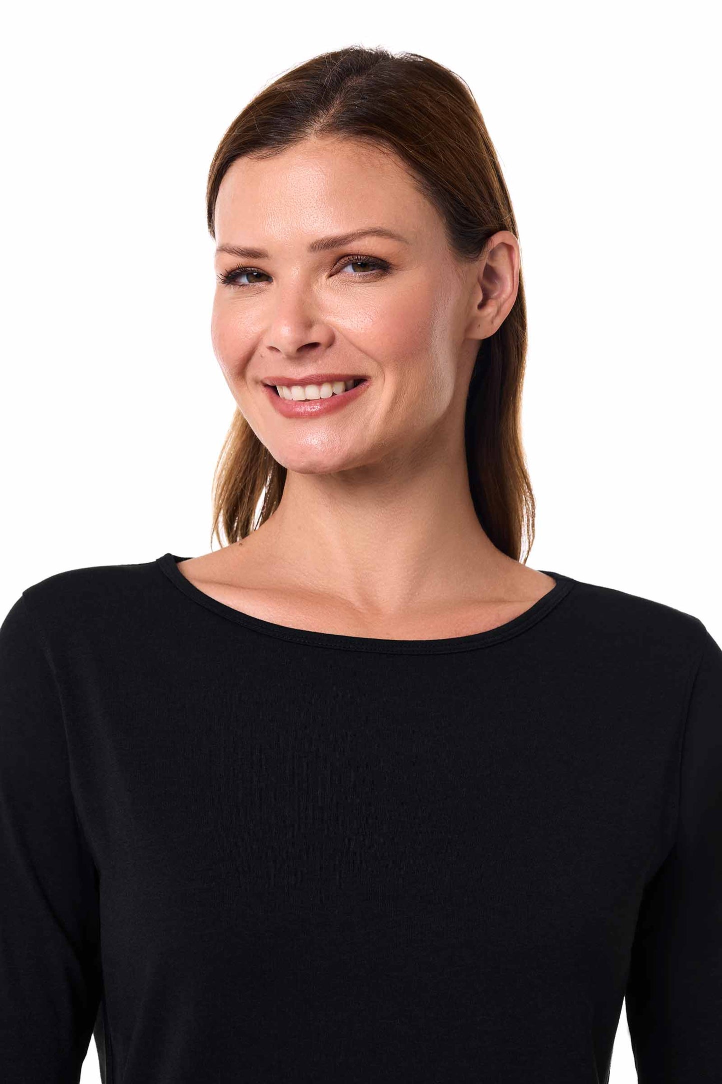 Women's Heyday Side Split Shirt | Black