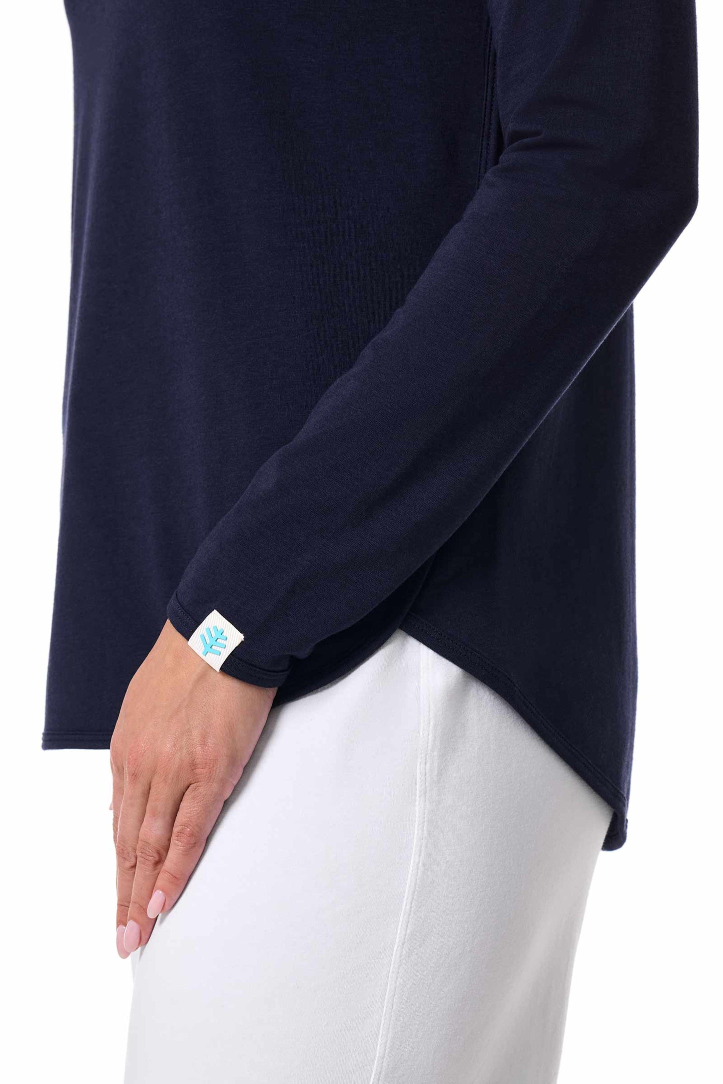 Women's Heyday Side Split Shirt | Navy