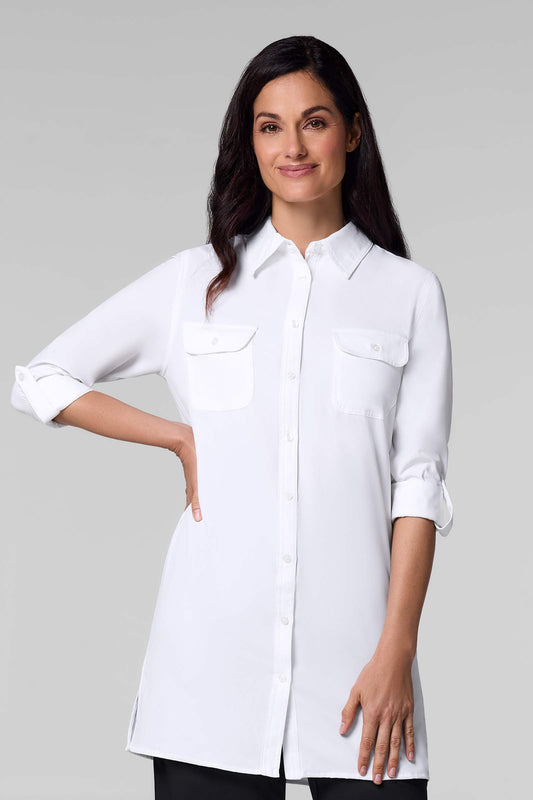 Women's Santorini Tunic Shirt | White