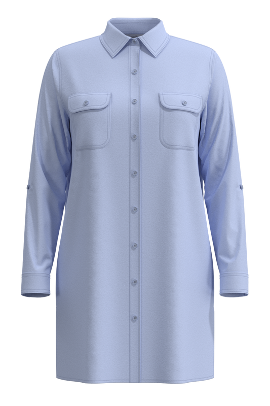 Women's Santorini Tunic Shirt | Periwinkle