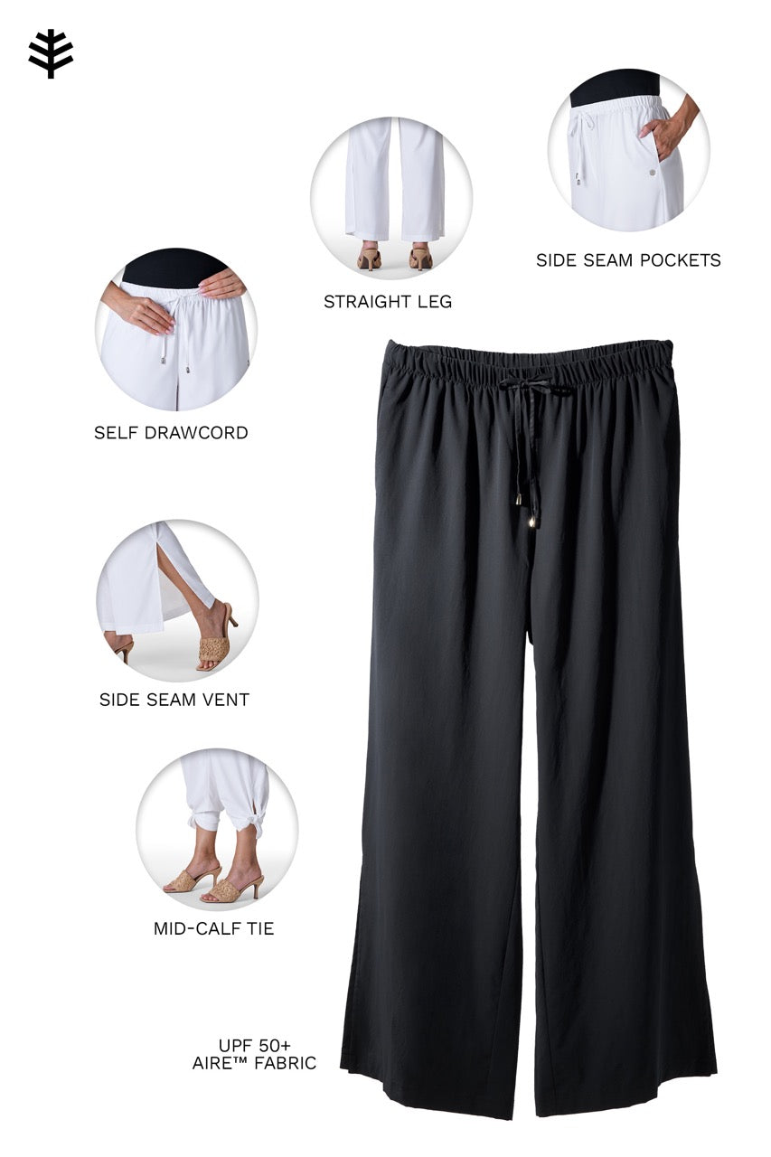 Women's Petra Wide Leg Pants | Pale Khaki