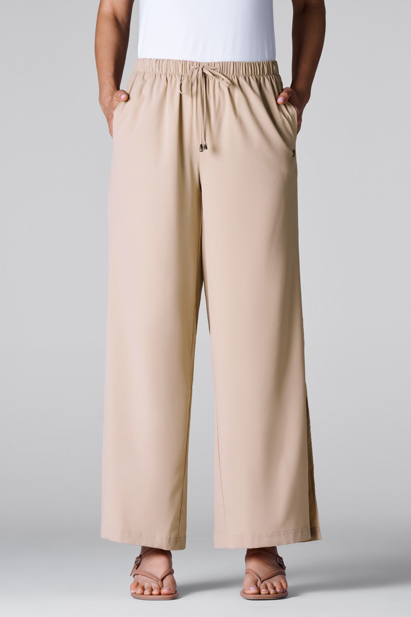 Women's Petra Wide Leg Pants | Pale Khaki