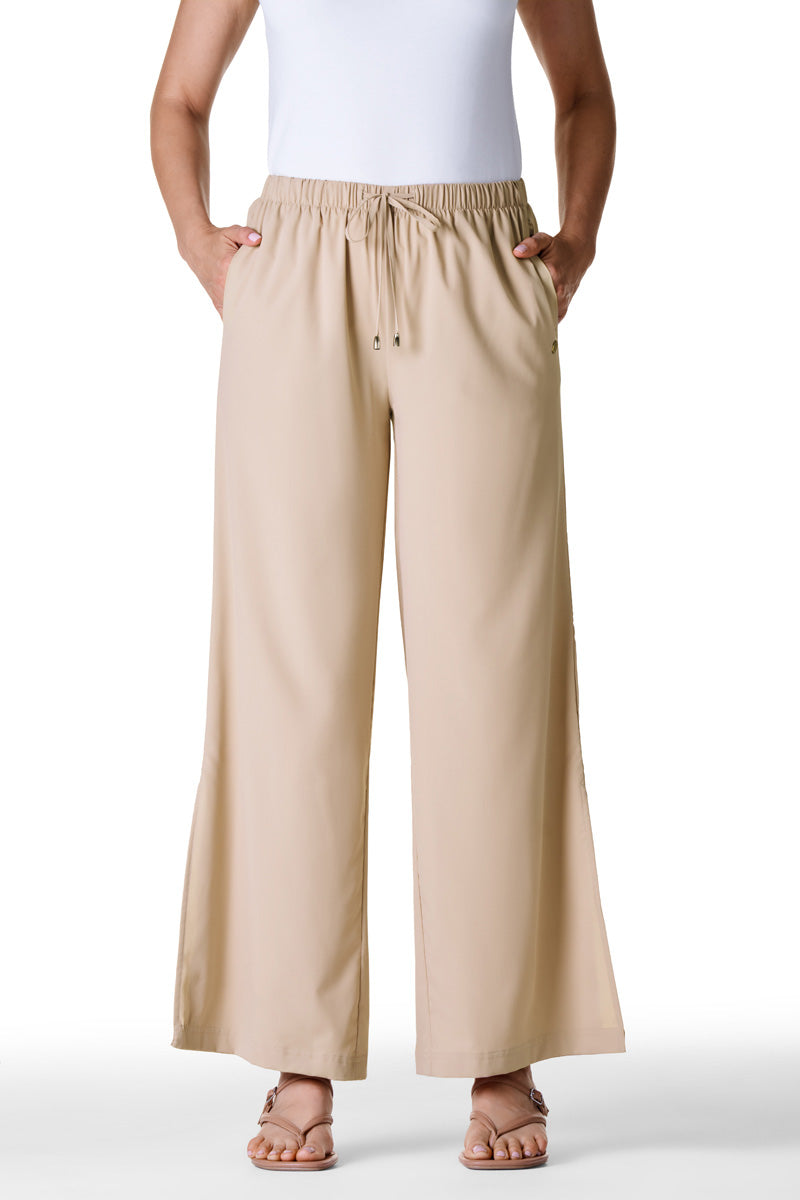 Women's Petra Wide Leg Pants | Pale Khaki