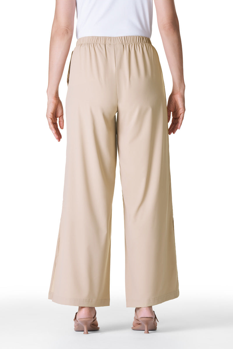 Women's Petra Wide Leg Pants | Pale Khaki