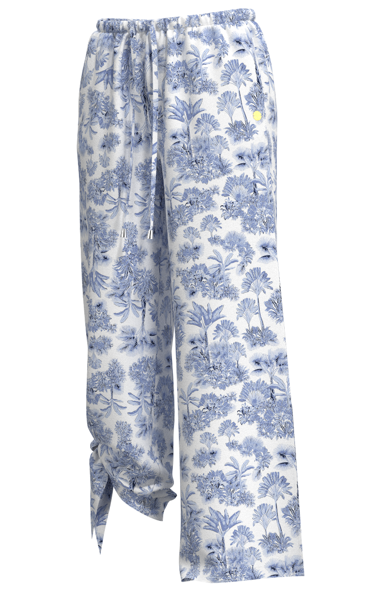 Women's Petra Wide Leg Pants | Periwinkle Isla Bonita
