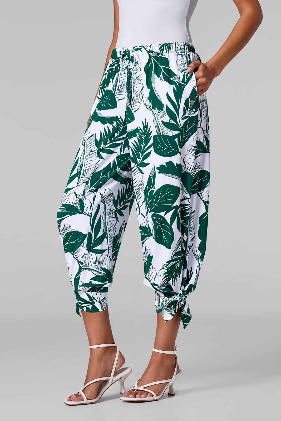 Women's Petra Wide Leg Pants | Eden Palm Paradise
