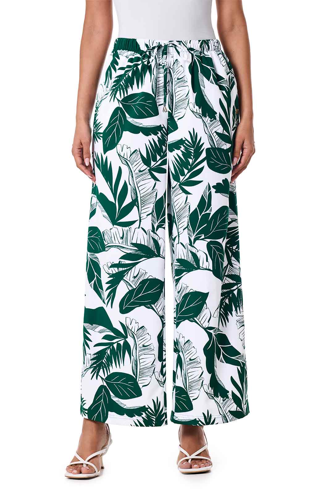 Women's Petra Wide Leg Pants | Eden Palm Paradise