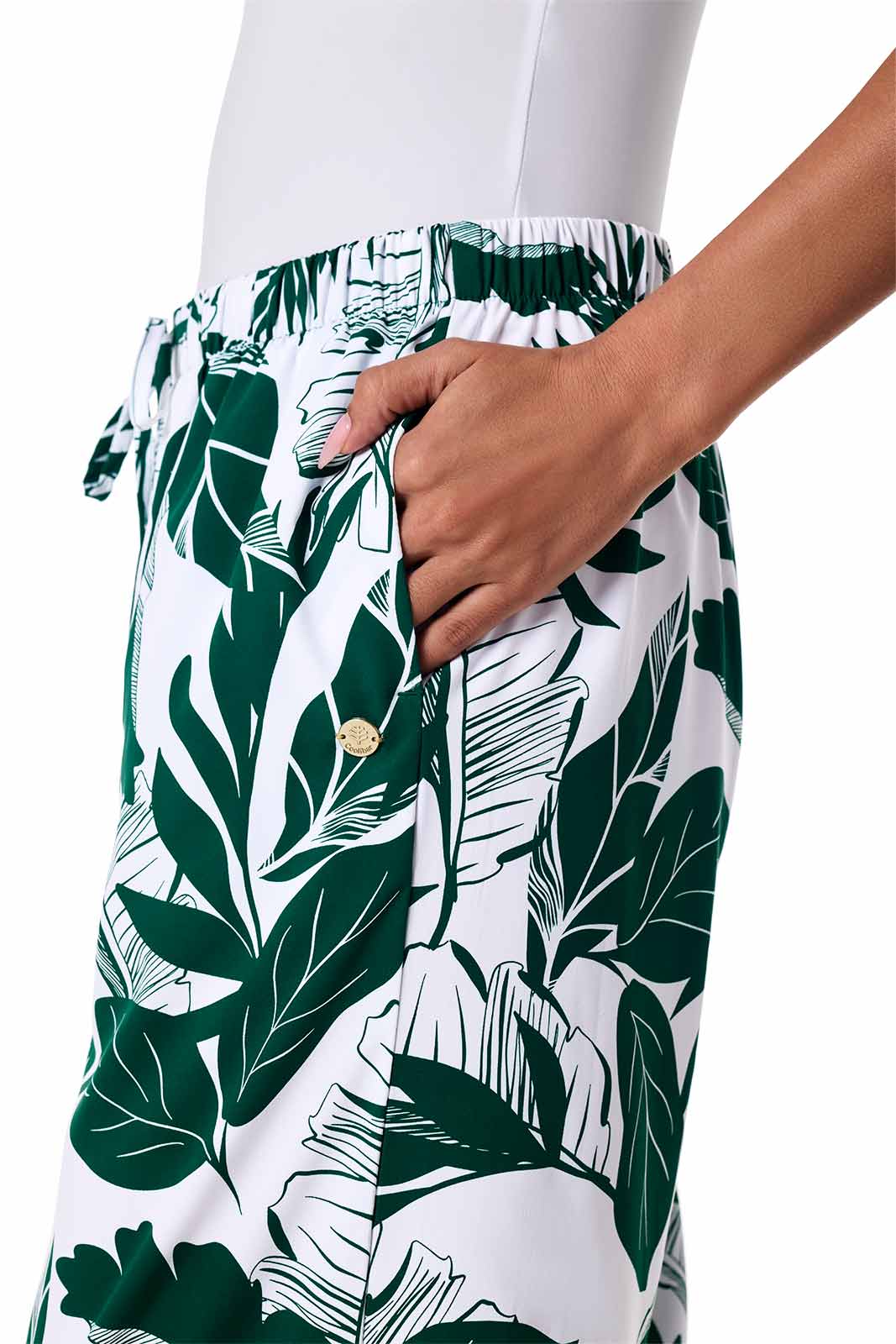 Women's Petra Wide Leg Pants | Eden Palm Paradise