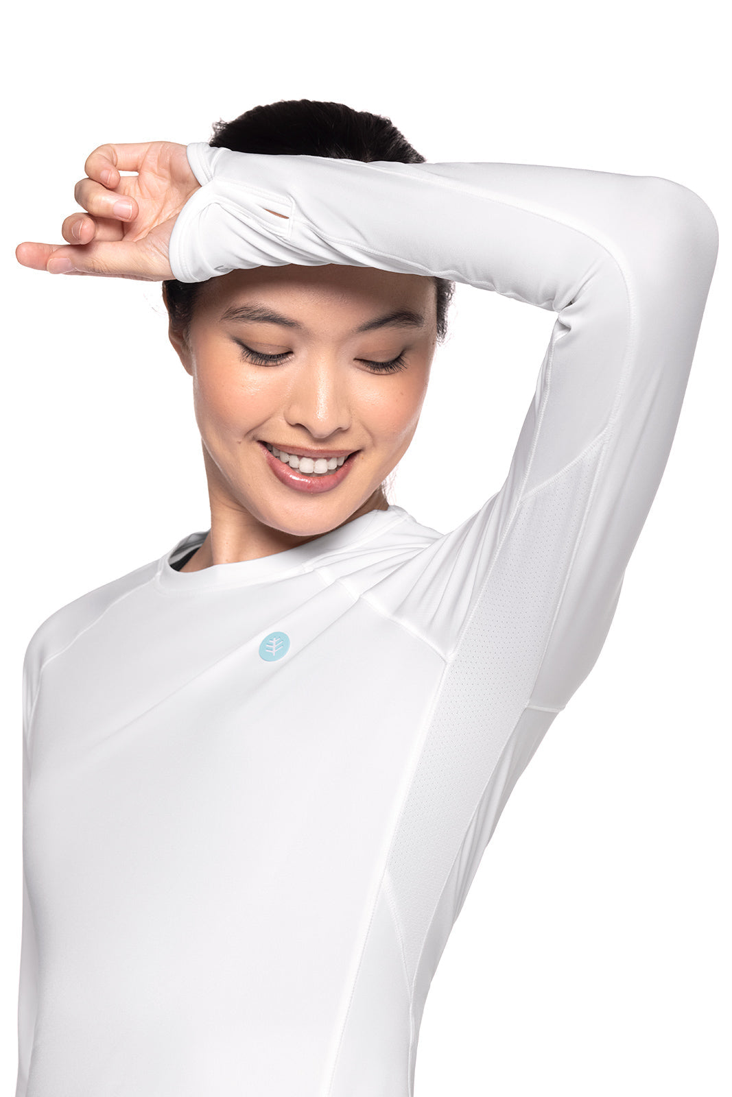Women's Devi Long Sleeve Fitness T-Shirt | White