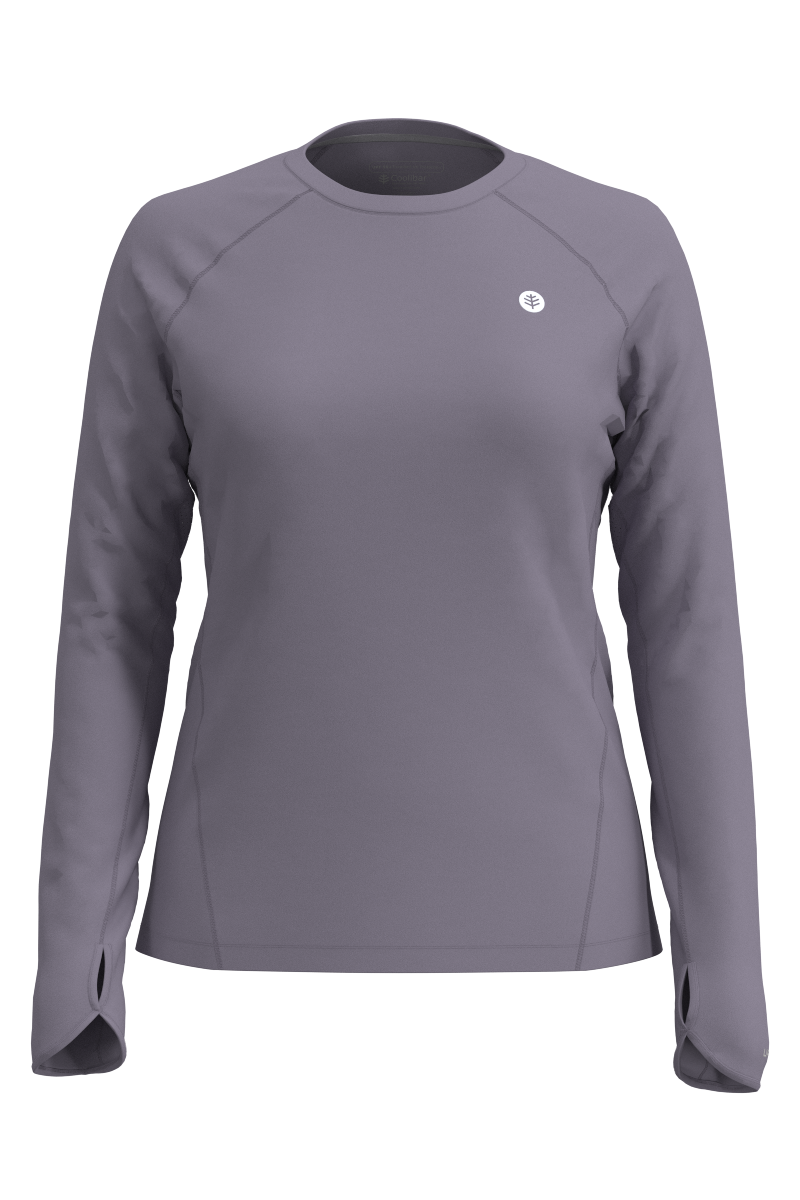 Women's Devi Long Sleeve Fitness T-Shirt | Lavender Grey