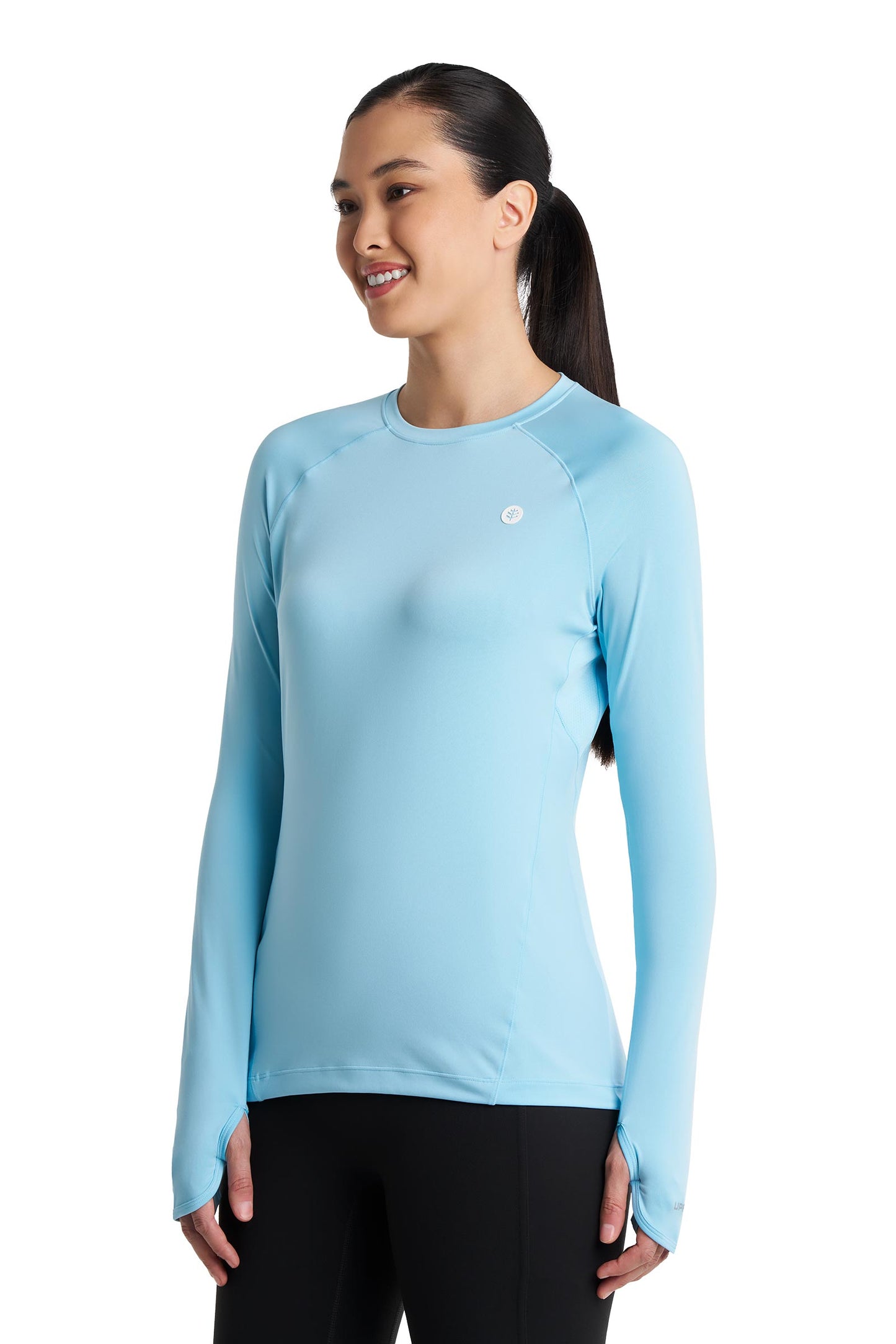 Women's Devi Long Sleeve Fitness T-Shirt | Arctic Blue