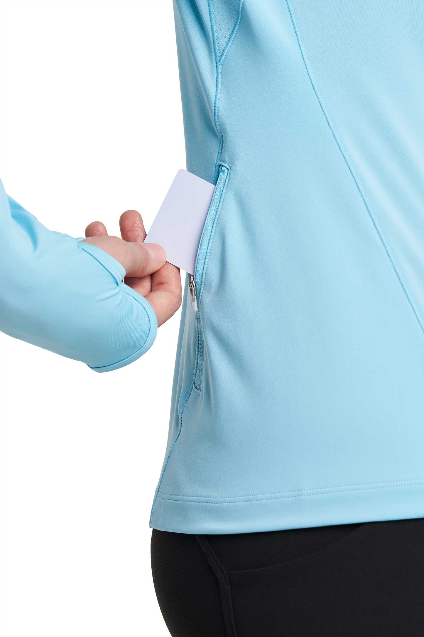 Women's Devi Long Sleeve Fitness T-Shirt | Arctic Blue