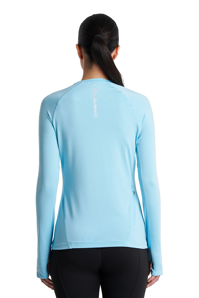 Women's Devi Long Sleeve Fitness T-Shirt | Arctic Blue