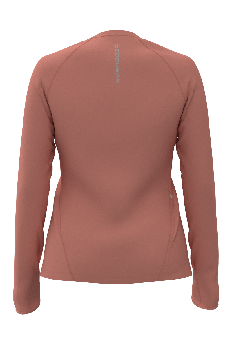 Women's Devi Long Sleeve Fitness T-Shirt | Soft Blush
