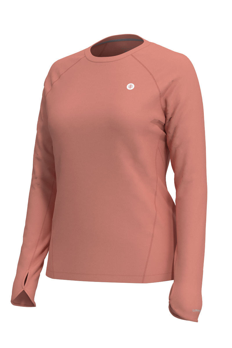 Women's Devi Long Sleeve Fitness T-Shirt | Soft Blush
