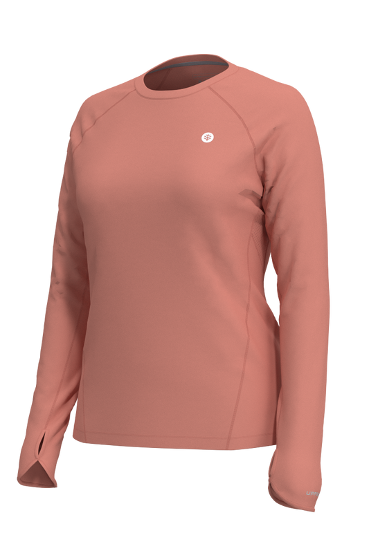 Women's Devi Long Sleeve Fitness T-Shirt | Soft Blush