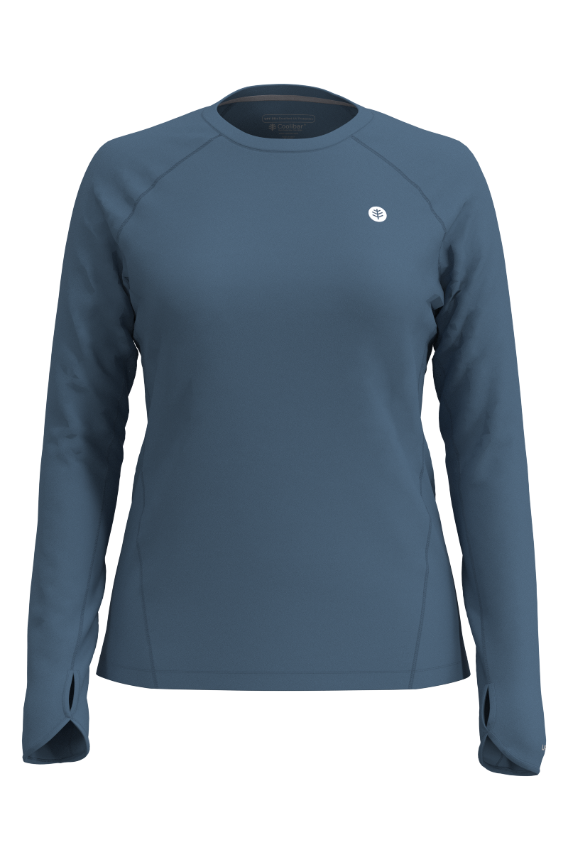 Women's Devi Long Sleeve Fitness T-Shirt | Blue Dusk