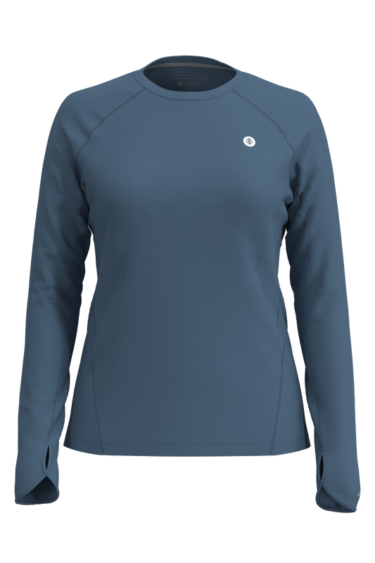 Women's Devi Long Sleeve Fitness T-Shirt | Blue Dusk