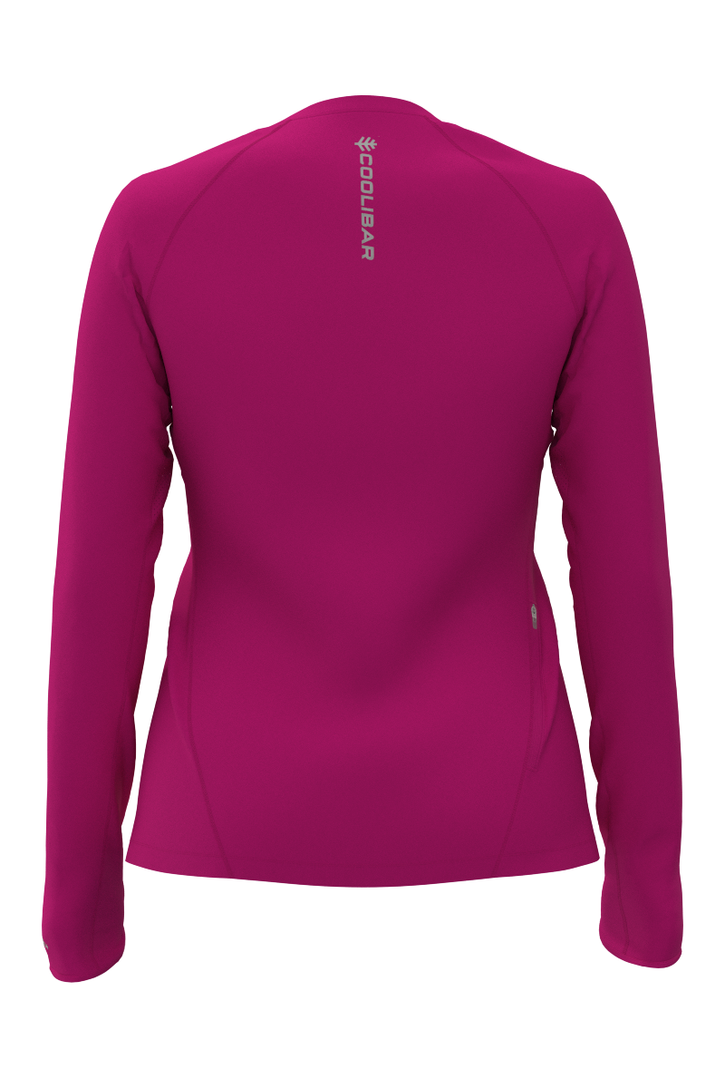 Women's Devi Long Sleeve Fitness T-Shirt | Fuchsia