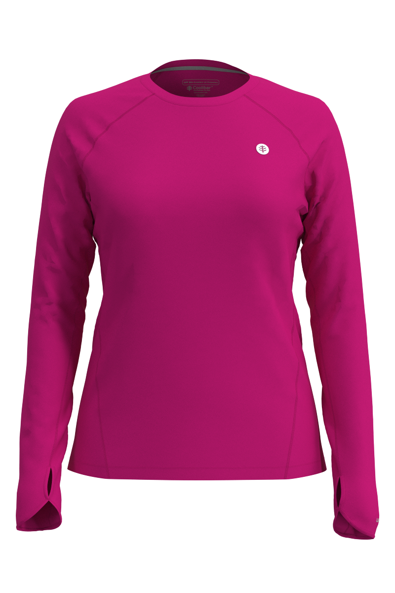 Women's Devi Long Sleeve Fitness T-Shirt | Fuchsia
