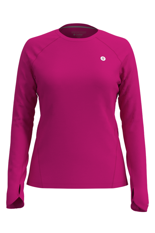 Women's Devi Long Sleeve Fitness T-Shirt | Fuchsia