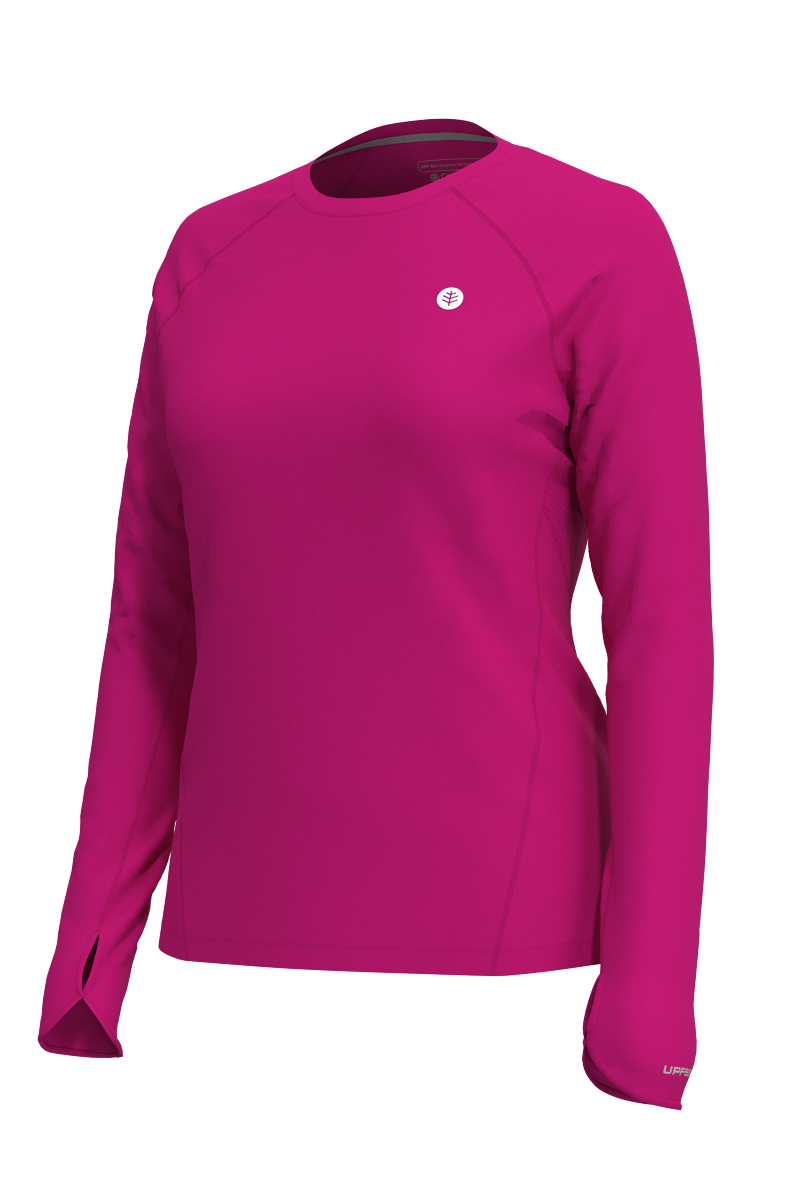 Women's Devi Long Sleeve Fitness T-Shirt | Fuchsia