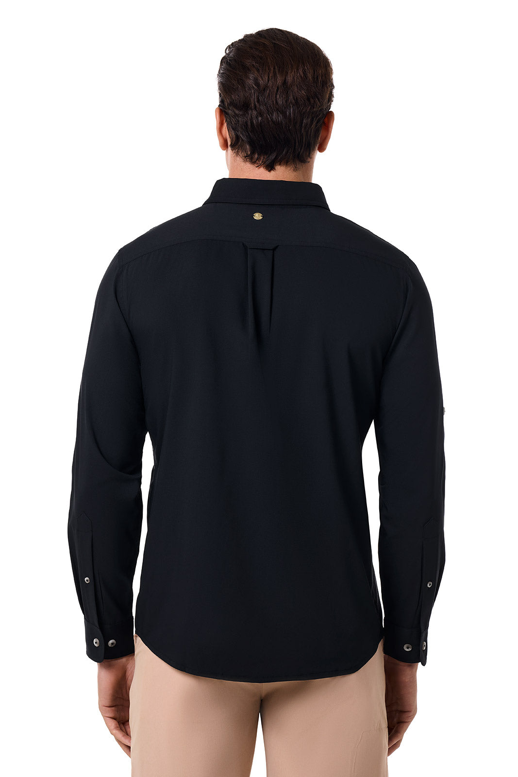 Men's Aricia Long Sleeve Sun Shirt | Black