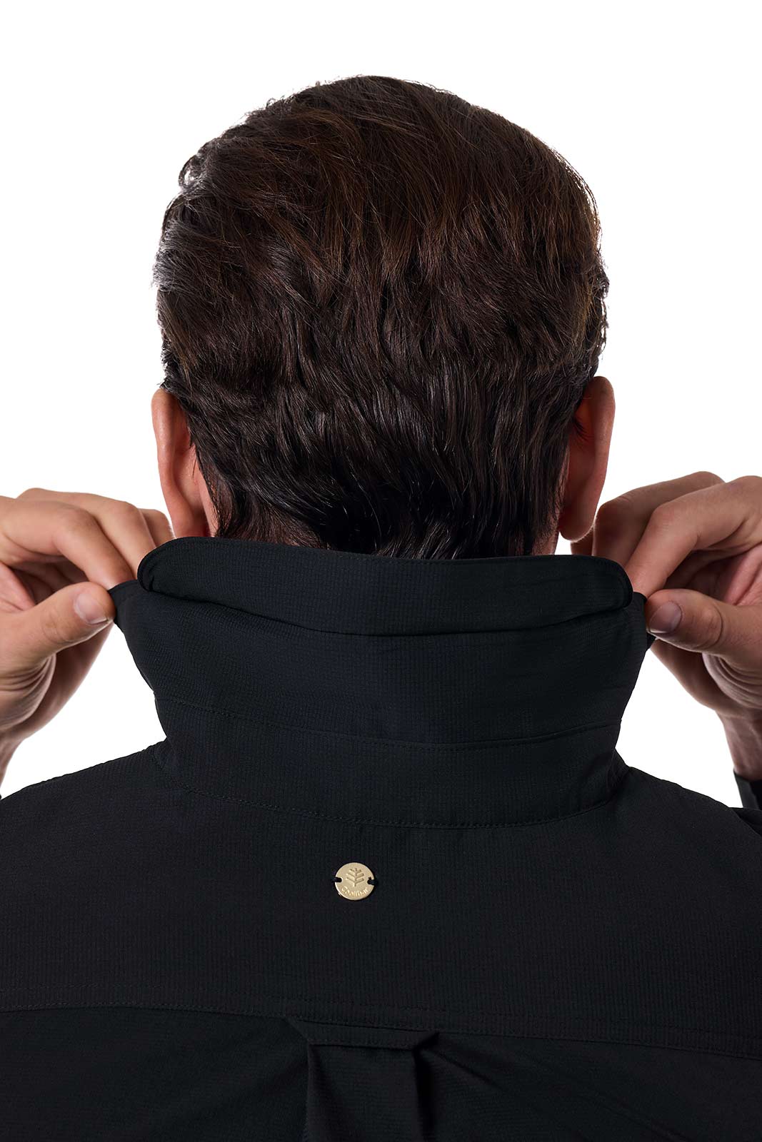 Men's Aricia Long Sleeve Sun Shirt | Black