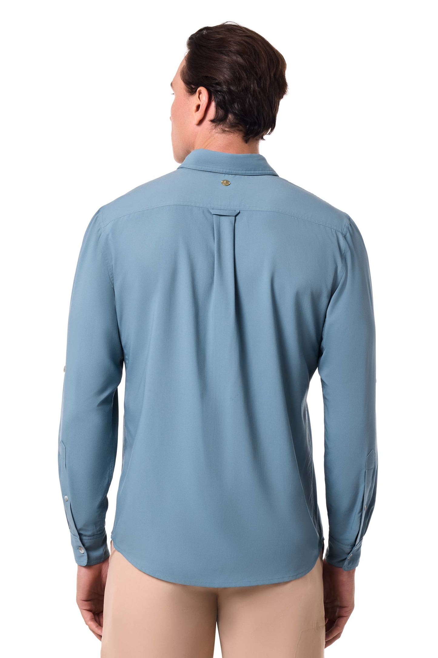 Men's Aricia Long Sleeve Sun Shirt | Blue Dusk