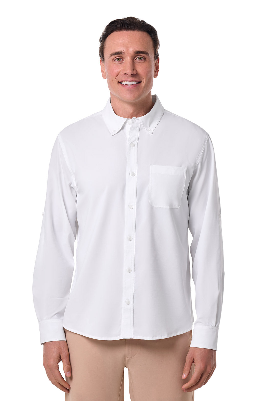 Men's Aricia Long Sleeve Sun Shirt | White