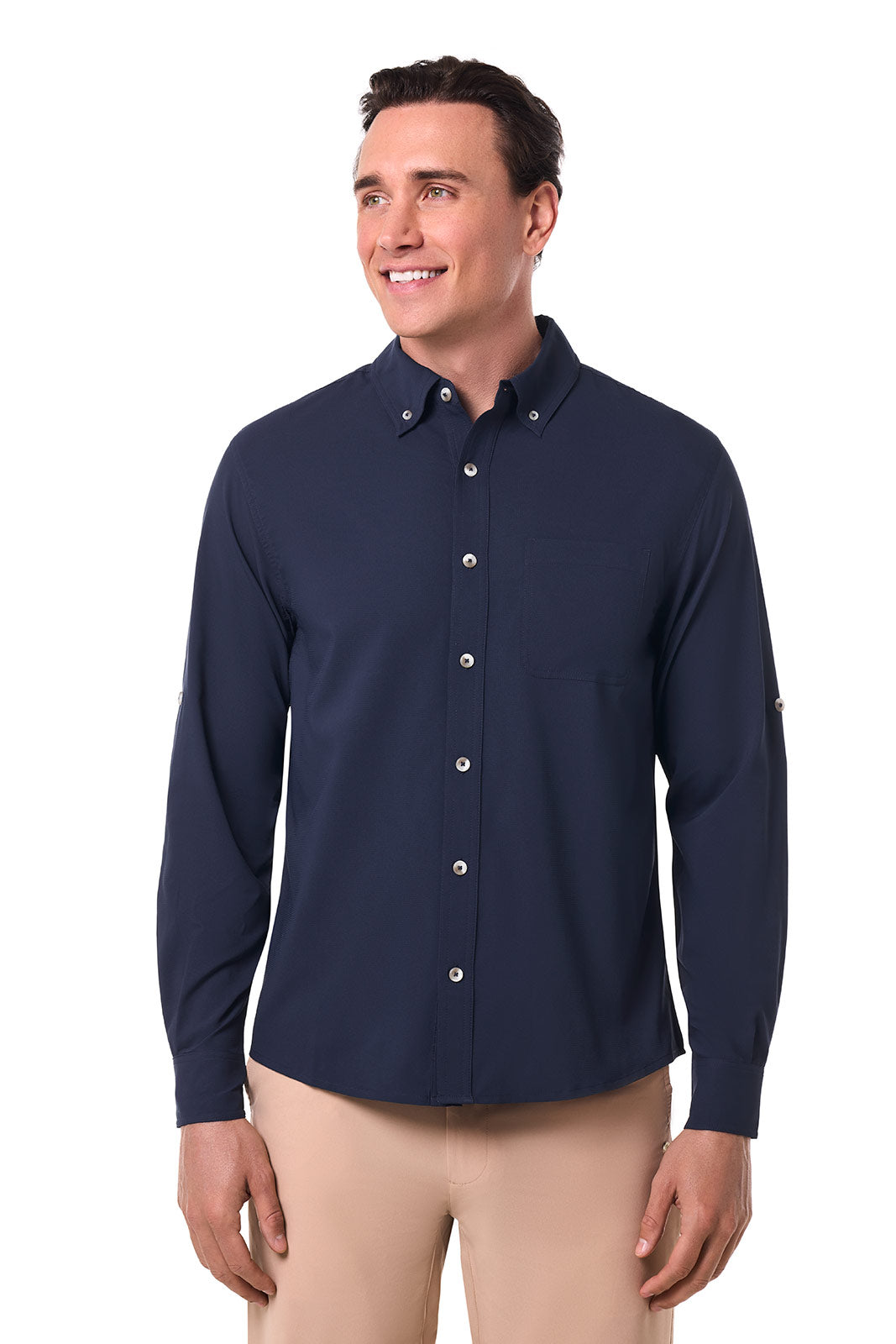 Men's Aricia Long Sleeve Sun Shirt | Navy