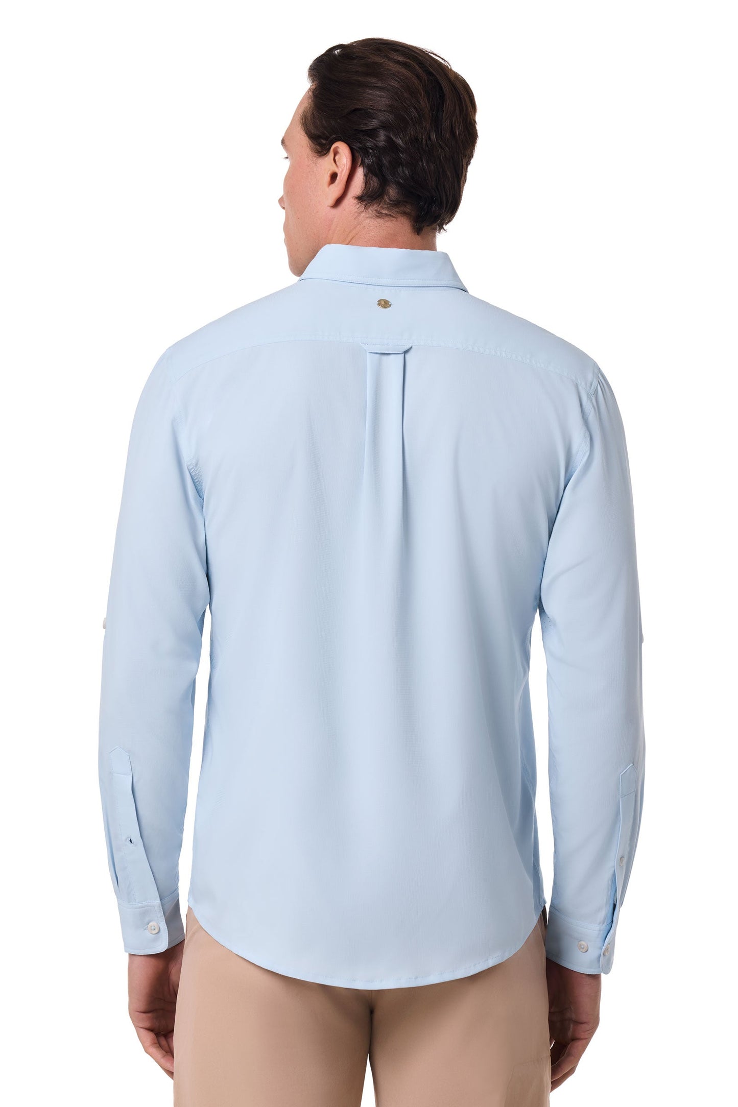 Men's Aricia Long Sleeve Sun Shirt | Light Blue