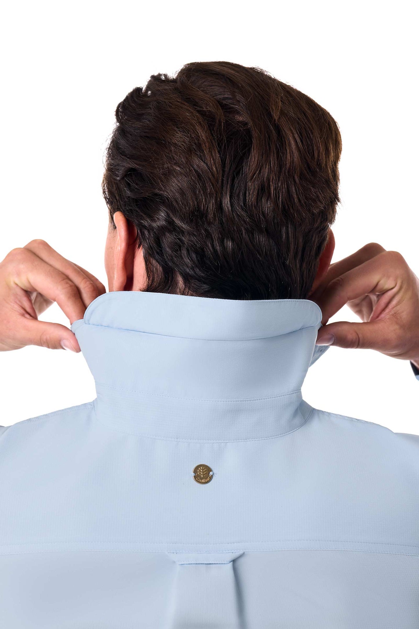 Men's Aricia Long Sleeve Sun Shirt | Light Blue