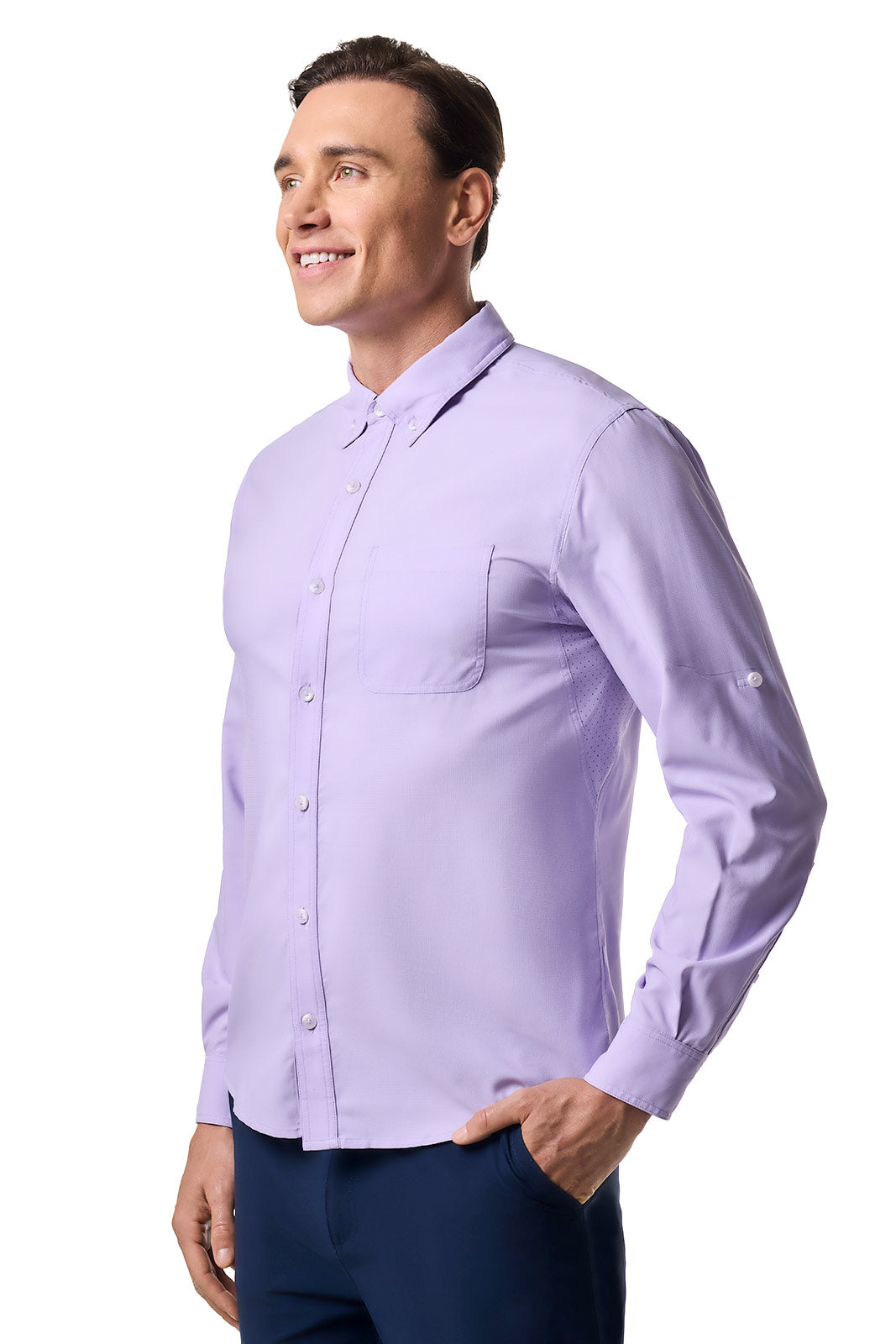 Men's Aricia Long Sleeve Sun Shirt | Lavendula