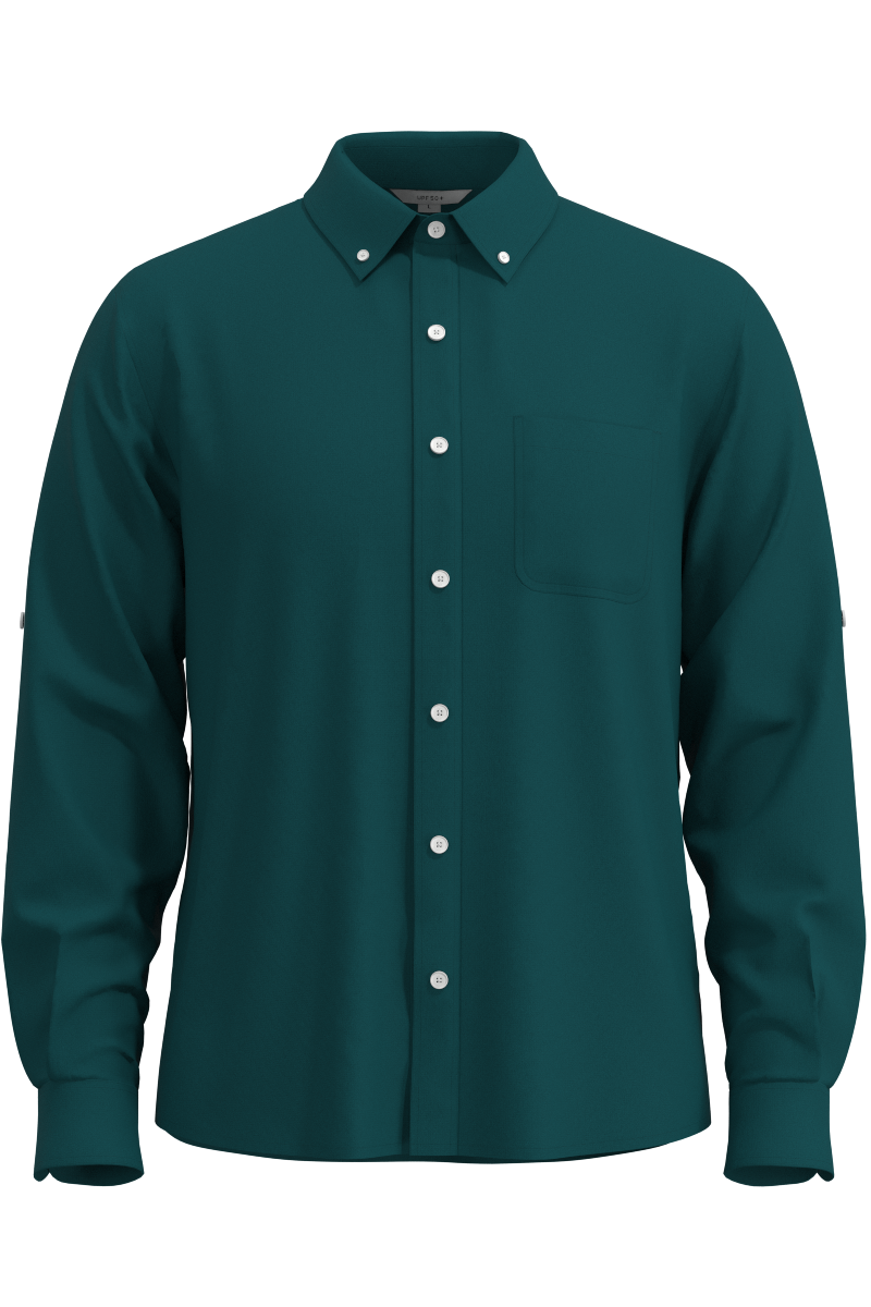Men's Aricia Long Sleeve Sun Shirt | Transformative Teal