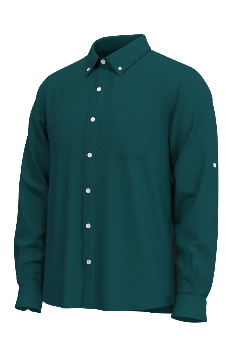 Men's Aricia Long Sleeve Sun Shirt | Transformative Teal