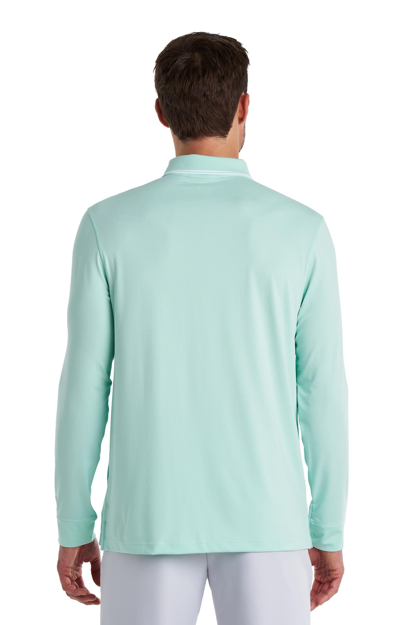 Men's Erodym Long Sleeve Golf Polo | Honeydew
