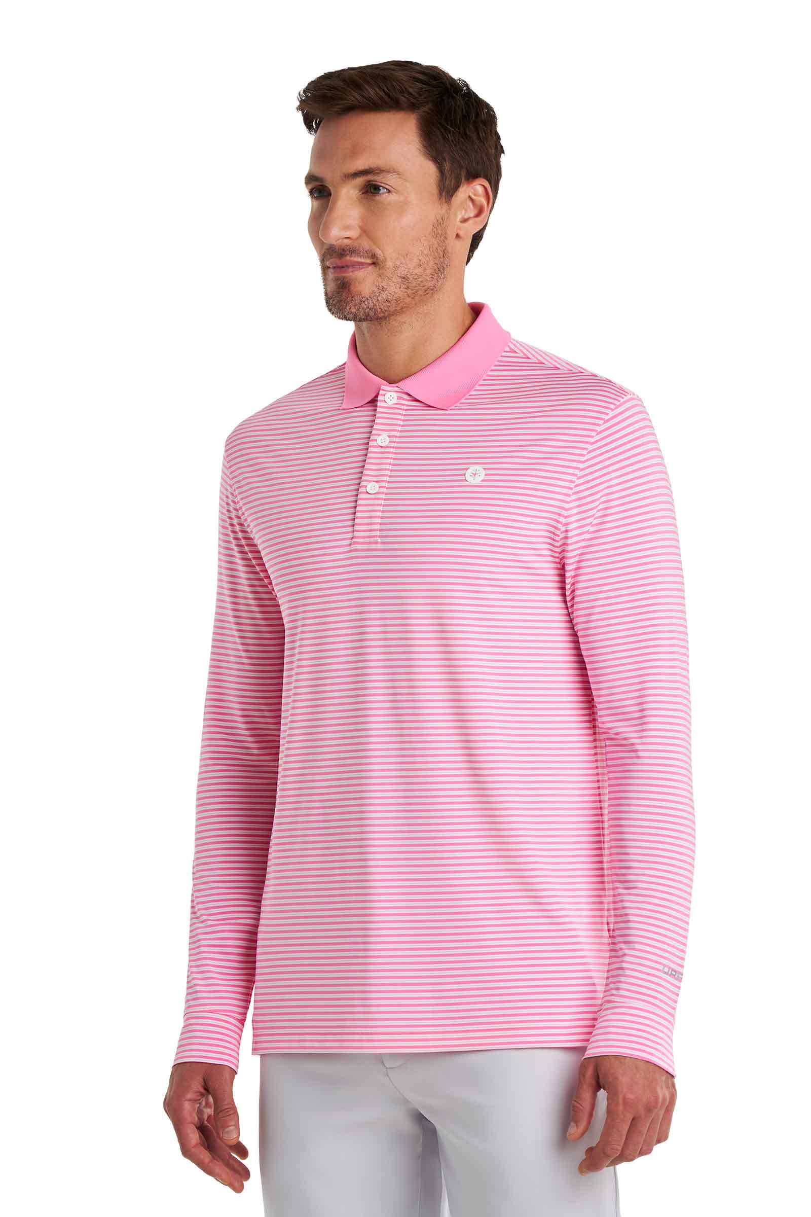 Color_Flamingo Pink/White Stripe