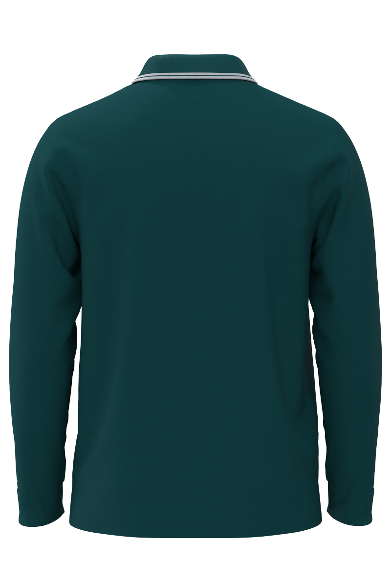 Men's Erodym Long Sleeve Golf Polo | Transformative Teal