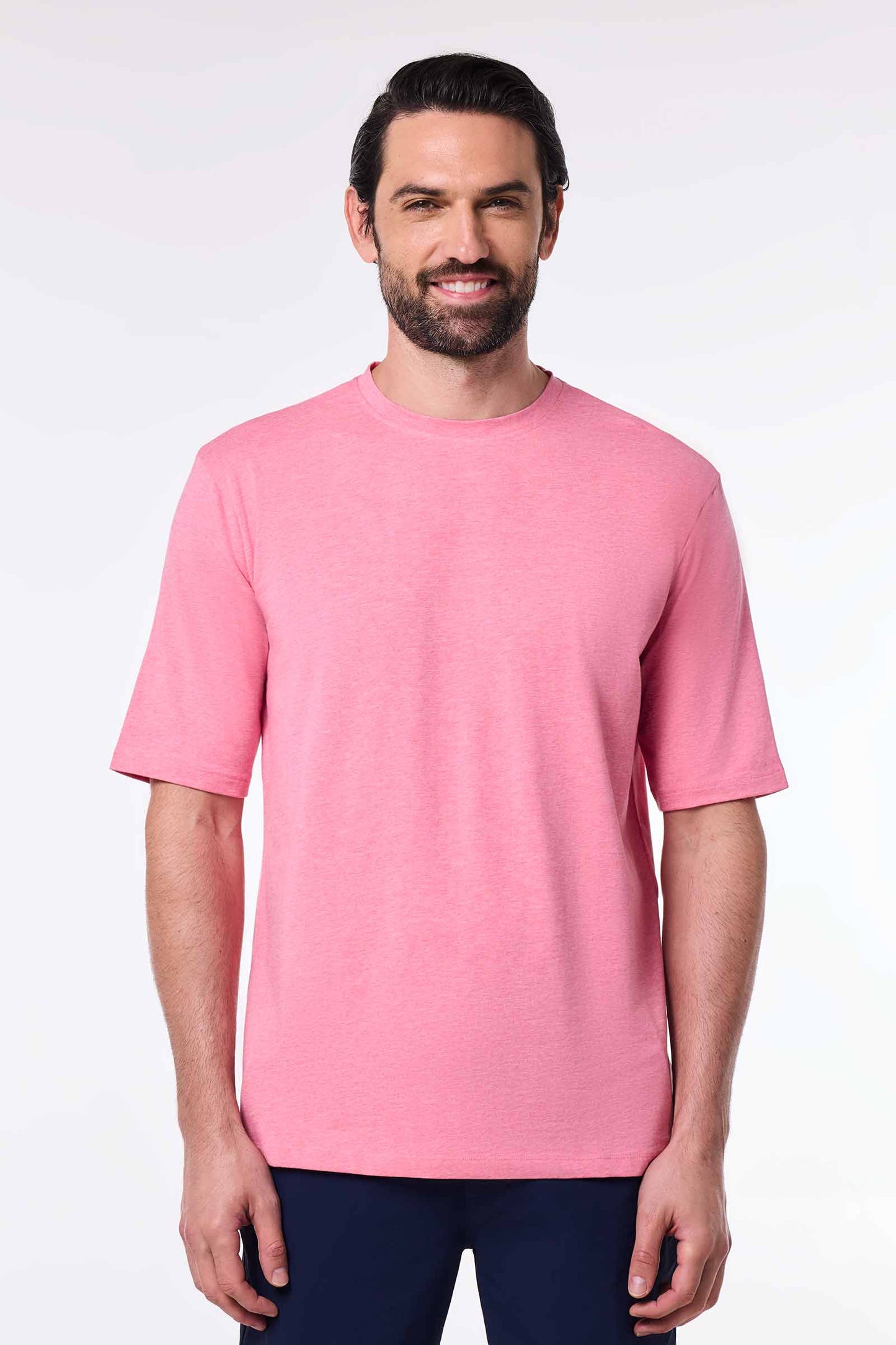 Men's Morada Everyday Short Sleeve T-Shirt | Flamingo Pink Heather