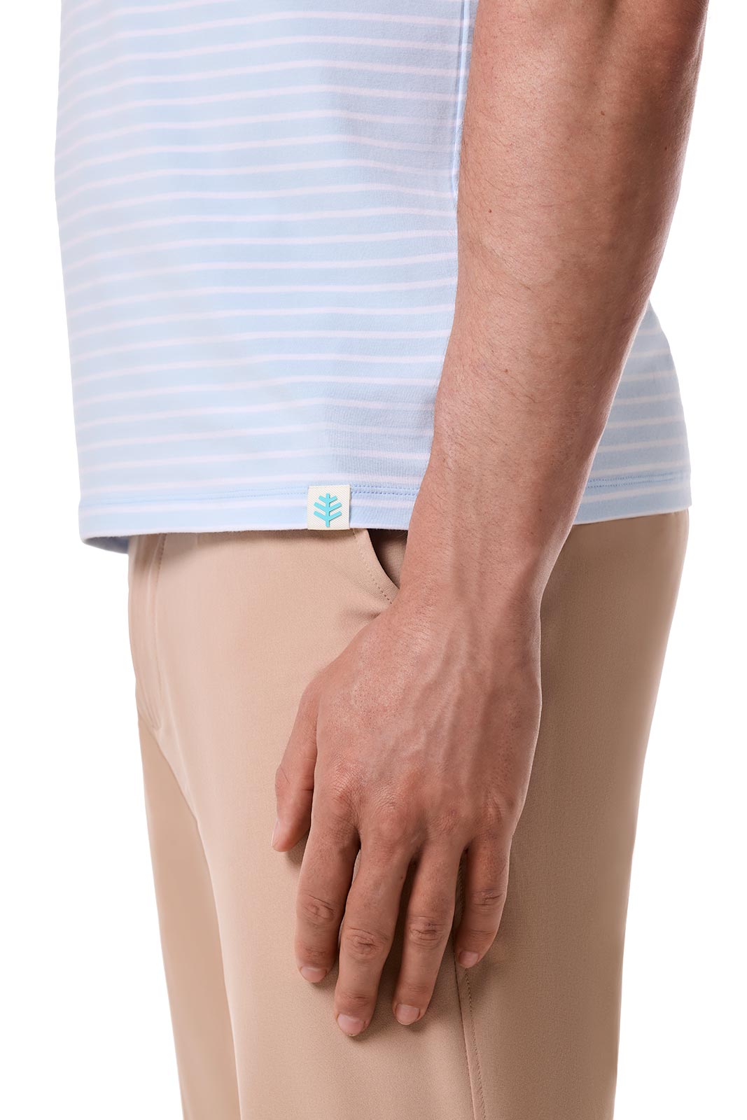 Men's Morada Everyday Short Sleeve T-Shirt | Skyride/White Stripe