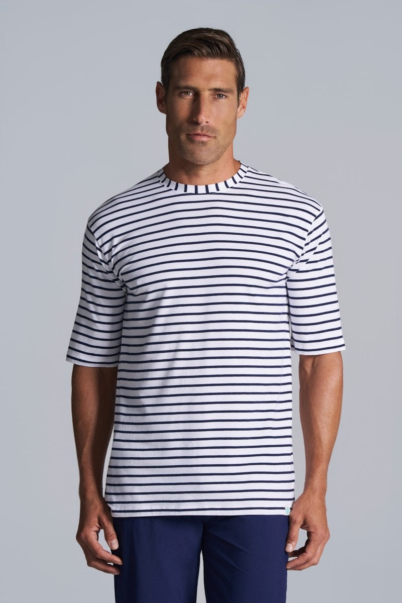 Color_White/Navy Stripe