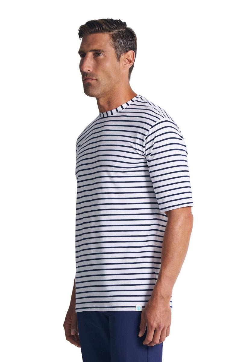 Color_White/Navy Stripe